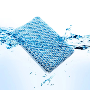 Bantal Leher Bentuk Gelombang Ergonomis TPE Lembut Bernapas Daya Pantul Tinggi Dapat Dicuci Anti-Apnea Bantal Tidur - Product Image 3