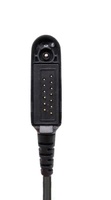E73U-M5 Vente en gros usine Micro-casque à tube acoustique avec transducteur dynamique pour radio bidirectionnelle, cordon de 100 cm pour Motorola GP328 GP329 GP338 GP339