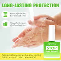 ALIVER Sérum Anti-Morsure des Ongles Végétalien à Séchage Rapide, Antibactérien, Traitement Efficace Contre la Morsure des Ongles et le Sucage du Pouce