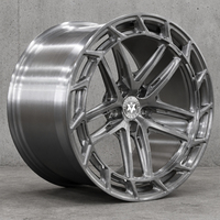 Jantes monobloc forgées sur mesure Viaol à double rayon fendu Aero Ring 19 20 21 22 23 24 pouces 5 trous compatibles Mercedes AMG GTR G63 Porsche