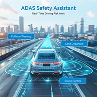 Cámara para Auto ADINKAM 4G SIM de 4 Canales, Frontal 2K+1080P*3, Anti-Robo, Alerta Instantánea a través de la Aplicación, DVR para Vehículo con Vista en Vivo y Almacenamiento en la Nube
