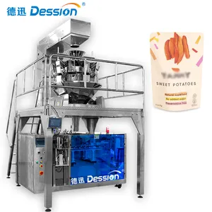 Automatic dried sweet potato doypack filling machine granule vegetable stand up pouch zipper premade bag packing machinery