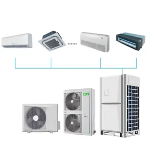 Mini VRF đa chia điều hòa không khí, trần cassette treo tường chia điều hòa không khí cho văn phòng nhà