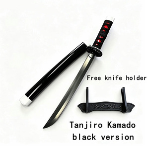 Épée courte en plastique Anime <span class=keywords><strong>Demon</strong></span> <span class=keywords><strong>Slayer</strong></span> Kokushibo Zenitsu Agatsuma 43cm, accessoire de jeu de rôle pour enfants + porte-couteau <span class=keywords><strong>gratuit</strong></span> - Product Image 3
