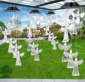 Garden Supplies Solar Crystal Wind <strong>Chimes</strong> Outdoor Decor Solar <strong>Angel</strong> Wind <strong>Chime</strong> Lights Garden Landscape Solar Wind <strong>Chimes</strong> Lights - Product Image 2