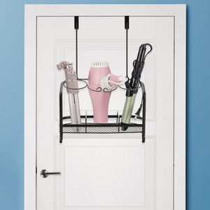 Soporte de Pared Moderno para Secador de Pelo, Organizador Metálico Resistente, Estante de Almacenamiento Deslizante Multifuncional para Herramientas de Baño - Product Image 2