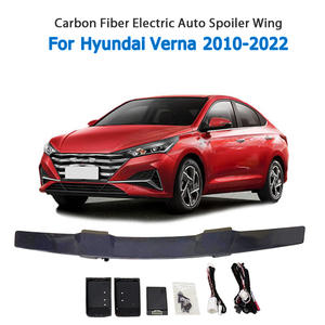 Aileron arrière de voiture électrique à télé<span class=keywords><strong>commande</strong></span> en fibre de carbone ABS brillant économique pour Hyundai Verna 2010-2022 - Product Image 2