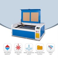 Machine de découpe laser 1040 1060 avec tubes laser 50W 60W 80W 100W, système de contrôle Cypcut, rail de guidage Hiwin pour métal et non-métal