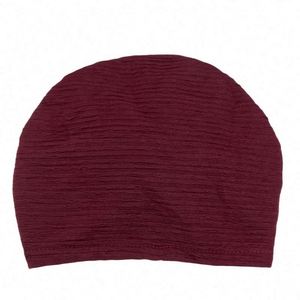 Venta al por mayor de turbantes africanos RTS para mujer, pañuelos para la cabeza anudados y pre-atados, gorros de poliéster de color sólido, pañuelos multifuncionales para exteriores. - Product Image 6
