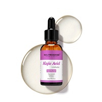 Sérum à l'acide kojique blanchissant pour soins de la peau du visage éclaircissant pour réduire les taches brunes de marque privée