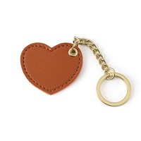 Nouveau porte-clés en cuir PU personnalisé en forme de cœur, gravé au laser, avec logo imprimé, breloque de sac personnalisée