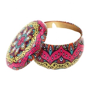 China Wholesale Empty Scented Candle Tin Jar With Lid and <b>Box</b> for <b>Gift</b> - Product Image 2