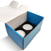 Cajas de Cartón Corrugado con Logotipo Personalizado, Impresión CMYK, Laminado Mate, con Inserto de EVA, para Cosméticos y Calcetines