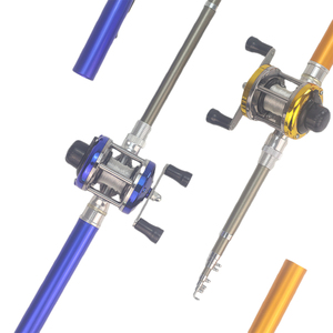 Canna da pesca e mulinello rotondo baitcasting combo bambini 5 piedi penna canna da pesca e mulinello set bara de pescar - Product Image 6