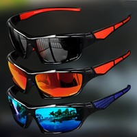 Nouvelles Lunettes de Cyclisme Unisexe à Monture Complète 2026, Anti-Vent, pour Activités de Plein Air, Alpinisme, Ski, Vision Nocturne, Verres Miroir Colorés, Protection UV400