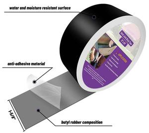 Reparación impermeable anticorrosivo Walther adhesivo fuerte Siga cinta intermitente butilo protección madera cubierta viga cinta - Product Image 2