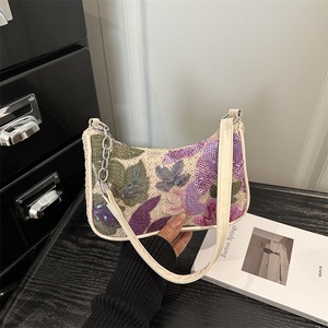 Bolso de Hombro Moderno de Gran Capacidad, Nueva Colección 2026, Diseño Floral Bordado, Estilo Estético Chino "Guofeng" - Product Image 1