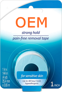 Strong Hold Pain-Free Removal Tape, Silicone Adhesive, Secures Dressing and Lifts Away Cleanly - 1 in X 4 Yds, 1 <b>Roll</b> of Tape - Product Image 3