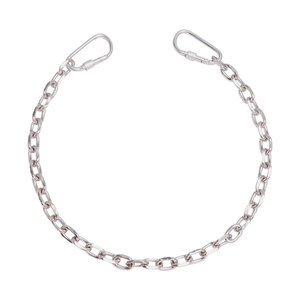 โซ่คาดเอวโลหะ โซ่กางเกงยีนส์ สไตล์ฮิปฮอป แฟชั่นลำลอง เครื่องประดับโลหะผสมสังกะสี สีขาว K KKK7220 - Product Image 4