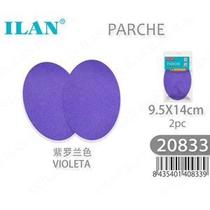 Ilan Parche Violeta 9.5X14cm 2Pz Per Riparazione Abbigliamento - Product Image 1