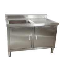 Table d'évier de cuisine professionnelle en acier inoxydable, capacité 200 kg, taille personnalisable pour bouteilles et tasses, livraison rapide
