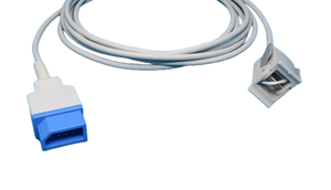 Vingerclip-sensor voor volwassenen, 8-pins blauw, L=3M. Compatibel met Northern <span class=keywords><strong>Meditec</strong></span> Aquarius Plus - Product Image 4
