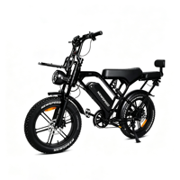 Vélo électrique de ville X80PRO à prix abordable, 20 pouces, 250W, 48V 15AH, 7 vitesses, vélo électrique de ville à pneus larges