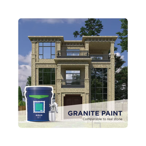 Nouvelle Conception Écologique Qihang Peinture Liquide Acrylique Effet Pierre Calcaire pour Application au Pinceau Revêtement Bâtiment - Product Image 6