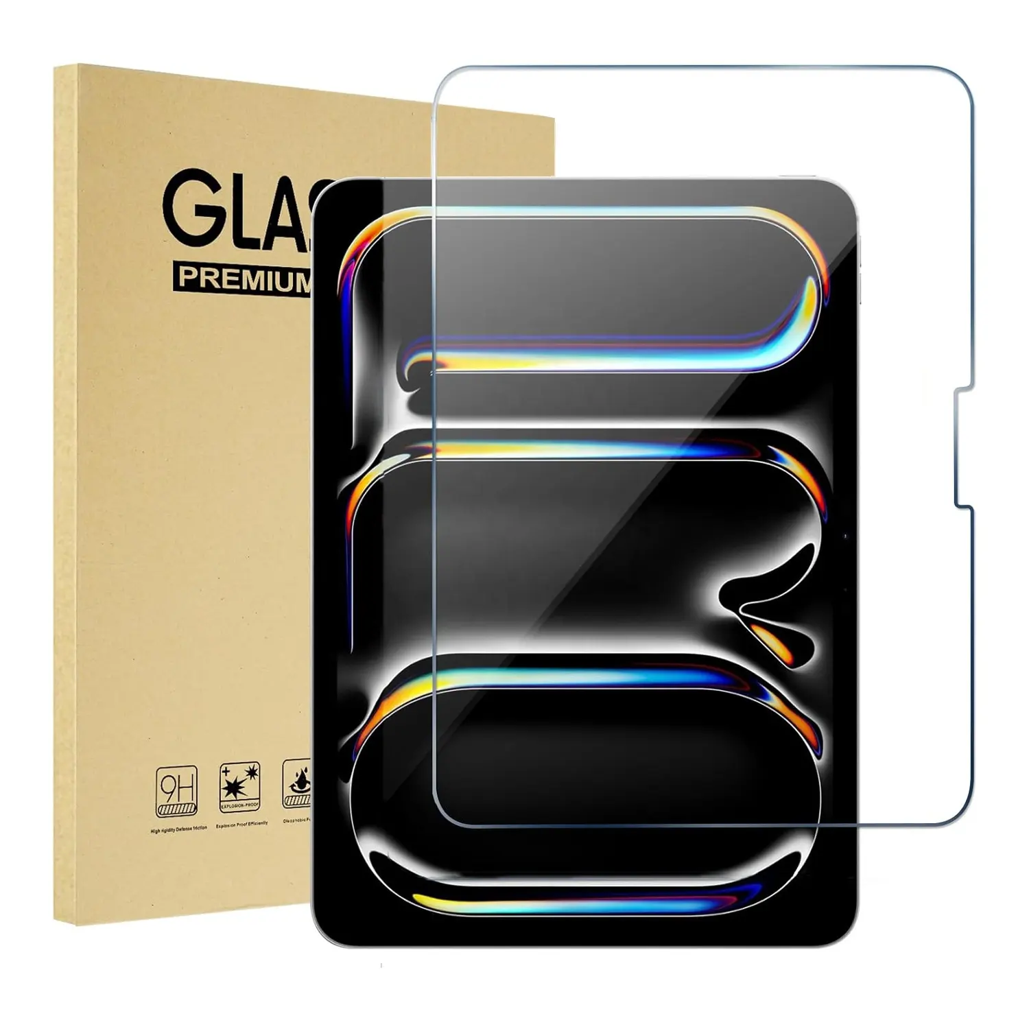 1 paket HD temizle 2.5d Tablet koruyucu Film temperli cam ekran koruyucu yeni iPad Pro 11 2024 için paketi ile