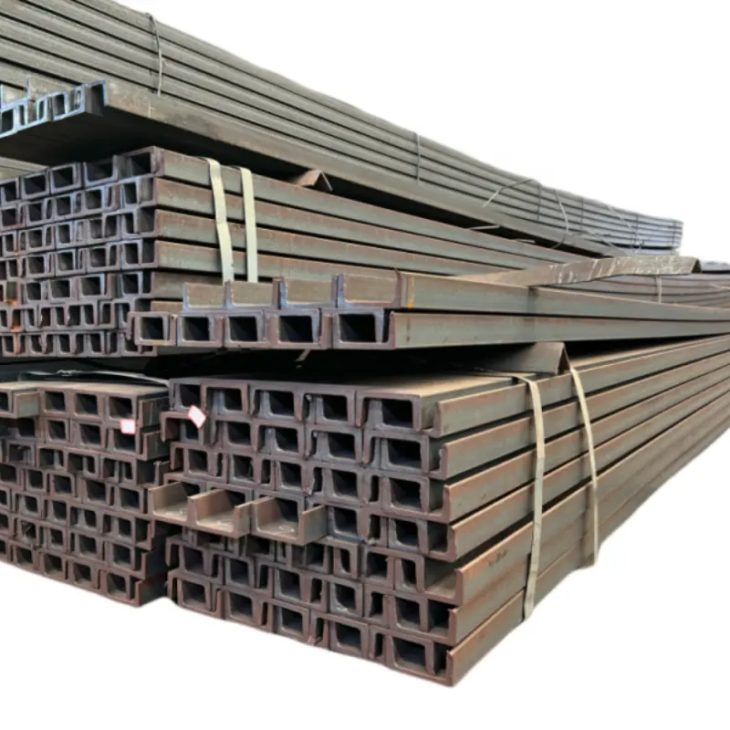 Fast delivery Q235 Q195 Q345B hot rolled carbon steel U channel and C channel beam for curtain wall engineering