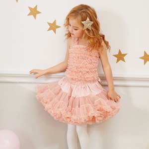 <span class=keywords><strong>Jupe</strong></span> <span class=keywords><strong>tutu</strong></span> princesse 1 génération pour enfants <span class=keywords><strong>Jupe</strong></span> large en polyester/coton écologique avec dentelle A-line douce - Product Image 4