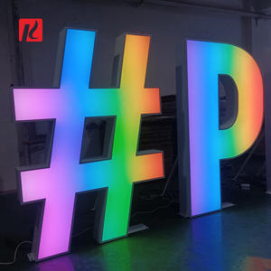 Letrero de letras de canal gigante personalizado Kexian para exteriores, 5 pies, 4 pies, 3 pies, letra iluminada, letrero comercial, letrero de paisaje, centro comercial - Product Image 3