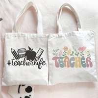 Sac fourre-tout personnalisé en toile imprimée en gros avec impression UV, faible MOQ pour les boutiques de cadeaux