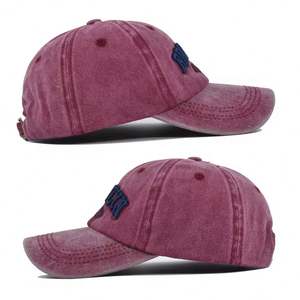 High Quality Vintage 6-Panel Baseball Cap for <b>Men</b> Women Curved Adjustable Dad <b>Hat</b> Embroidered Letter Logo Sporty Style for - Product Image 3