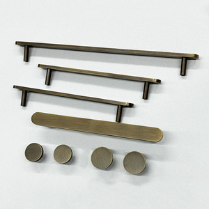 Manufacturer Antique Bronze Solid Brass Handles Wholesale Furniture Cabinet Hardware for <strong>Door</strong> Drawer Wardrobe Handle <strong>Knobs</strong> - Product Image 5