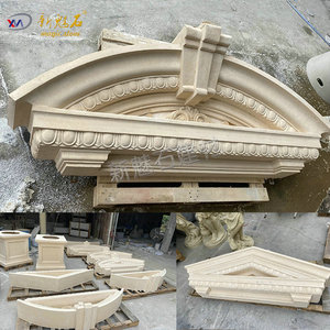 Nuevas molduras decorativas GRC de estilo europeo Magic Stone para revestimiento de paredes exteriores de villas, molduras para ventanas y materiales de construcción para exteriores. - Product Image 2