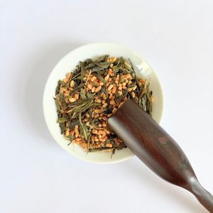 Sencha & Taiwan <b>Roasted</b> Rice Genmaicha Tea Set Japan Style Tea Combo Loose Tea in <b>Bag</b> Wholesale Pack Herb & Sweet Toasted Aroma - Product Image 5