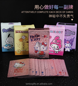 Vente chaude, boîte de cartes à jouer en papier imperméable de haute qualité, design personnalisé, impression de dessins animés, promotionnelle/cadeau, amour, famille, divertissement - Product Image 6