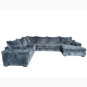 <span class=keywords><strong>Sofa</strong></span> Sudut Ruang Tamu ZMAX Modern Tebal dengan Bantalan Lamp-tufted, <span class=keywords><strong>Set</strong></span> <span class=keywords><strong>Sofa</strong></span> Bentuk L - Product Image 3
