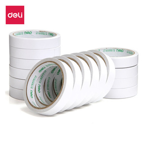 Deli Double-Sided Cotton Paper Tape 12mm X 10m Strong Adhesive For Office Use - Product Image 4