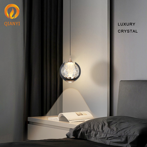 Lampada <span class=keywords><strong>a</strong></span> <span class=keywords><strong>Sospensione</strong></span> Nordica Minimalista Personalizzabile con Cavo Regolabile, Lampadario in Cristallo per Tavolo <span class=keywords><strong>da</strong></span> Pranzo e Isola <span class=keywords><strong>Cucina</strong></span> - Product Image 1