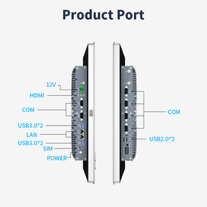 12.1 13.3 15 15.6 17 18.5 19 21.5 23.6 นิ้ว NFC IP65 กันน้ำ OEM ODM คอมพิวเตอร์หน้าจอสัมผัสอุตสาหกรรมแบบทนทาน I3-7th 8+12 - Product Image 6