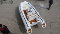 Bote de Pesca de Fibra de Vidrio de 13 Pies, Botes Inflables de PVC 390, Botes RIB