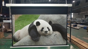 Écran <span class=keywords><strong>de</strong></span> <span class=keywords><strong>projection</strong></span> motorisé TELON <span class=keywords><strong>de</strong></span> 150 pouces pour projecteur laser et home cinéma, écran <span class=keywords><strong>de</strong></span> <span class=keywords><strong>projection</strong></span> encastré au plafond - Product Image 3