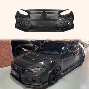 Pare-chocs avant en carbone OE avec calandre pour <span class=keywords><strong>Honda</strong></span> <span class=keywords><strong>Civic</strong></span> Type <span class=keywords><strong>R</strong></span> <span class=keywords><strong>FK8</strong></span> 17-21, kits de carrosserie - Product Image 1
