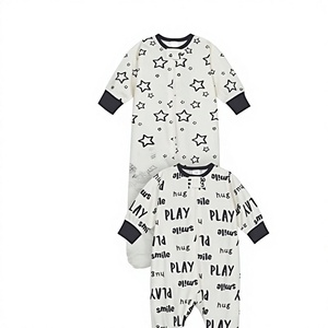 Mono de Manga Larga con Cierre de Cremallera, 100% Algodón, con Estampado de Dibujos Animados para Bebés, de Alta Calidad, para Primavera y Otoño, Lindo, para Dormir, para Recién Nacidos - Product Image 3