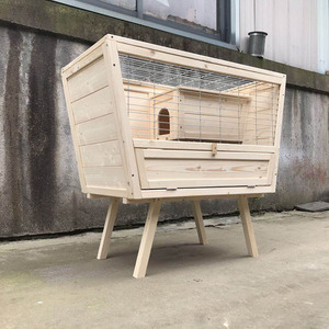 Hochwertige <span class=keywords><strong>Indoor</strong></span> Bunny Cage <span class=keywords><strong>Rabbit</strong></span> Holzhaus Holz kaninchen hütten mit kleinem Haus - Product Image 5