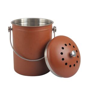 Stainless Steel Indoor <b>Compost</b> <b>Bin</b> for <b>Kitchen</b> Countertop - Product Image 2