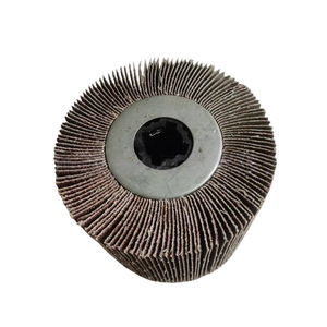 Cylinder Flap Wheel 19mm Inner Diameter Medium Coarse Abrasive For <b>Angle</b> <b>Grinder</b> Polishing Pads - Product Image 3