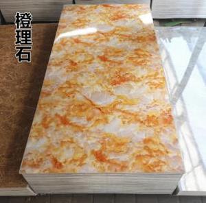 แผ่นพีวีซีหินอ่อนสำหรับตกแต่ง3D แผ่นยูวีเงาสูงสำหรับผนัง - Product Image 3